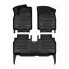 TuxMat - for Cadillac Lyriq 2023-2027 Models - Custom Car Mats - Maximum Coverage, All Weather, Laser Measured - This Full Set Includes 1st and 2nd Rows view 1