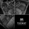 TuxMat - for Cadillac Lyriq 2023-2027 Models - Custom Car Mats - Maximum Coverage, All Weather, Laser Measured - This Full Set Includes 1st and 2nd Rows view 2