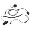 Pdflie Helmet Kit Earpiece Motorcycle Close Full Half Face Headset for Midland gxt1000 Radio Walkie Talkie (2Pack,Wired,Black) view 2