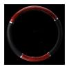 FUERU Car Steering Wheel Cover Set Universal Car Steering Wheel Cover Carbon Fiber Leather Elegant Good with Car Interior (Color : 1#) view 1