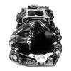 Edelbrock - MANIFOLD; BIG BLOCK CHEVROLET RECTANGLE PORT RPM AIR GAP - BLACK PLASMA FINISH (7562-BP) view 1