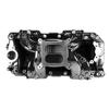 Edelbrock - MANIFOLD; BIG BLOCK CHEVROLET RECTANGLE PORT RPM AIR GAP - BLACK PLASMA FINISH (7562-BP) view 2