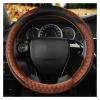 FUERU Car Steering Wheel Cover Set Car Steering Wheel Cover Simple Short Plush Stretch Breathable Fashion Car Interior (Color : 6#) view 1