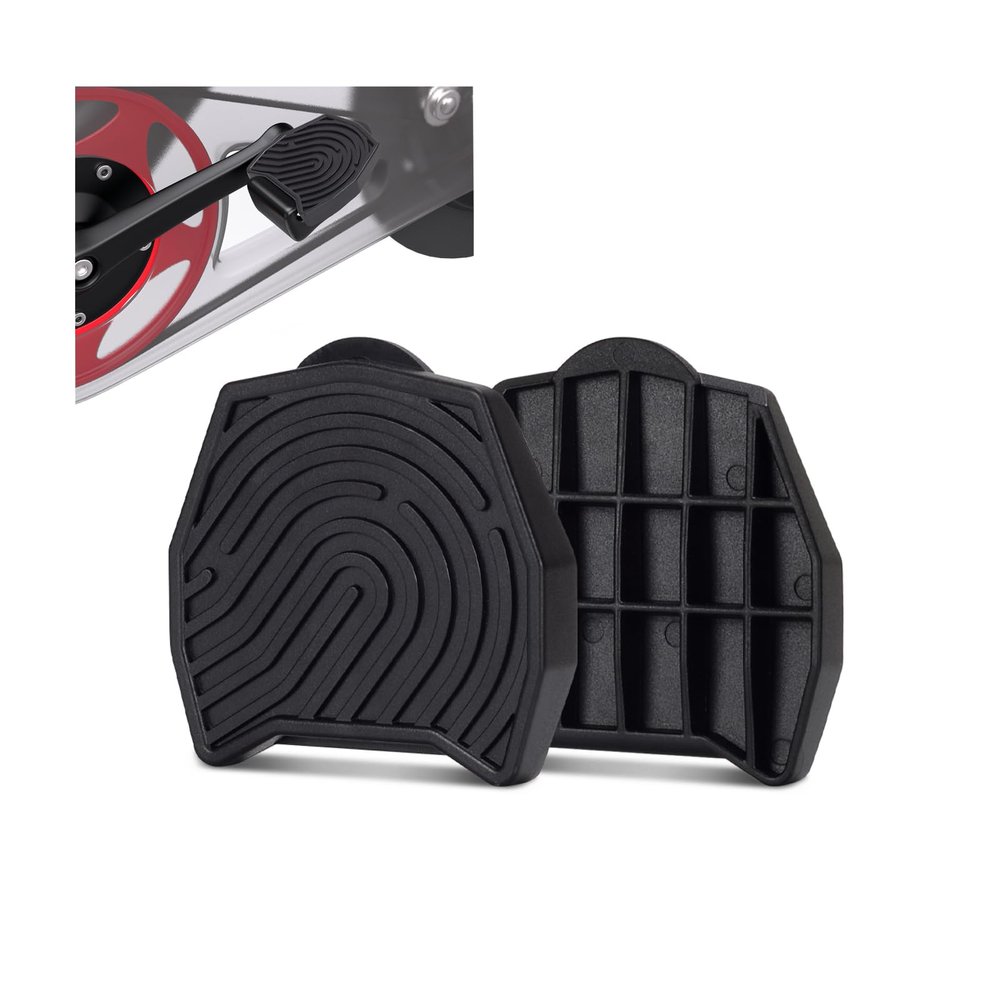 Ride with Sneakers - TerchPilet Pedal Converters Compatible with Peloton Bike&Bike+,Replacement Bike Pedals for Regular Shoe,Flat Platform Clipless Pedal Upgrade, Accessories for Exercise Bike(Black)