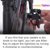 Ride with Sneakers - TerchPilet Pedal Converters Compatible with Peloton Bike&Bike+,Replacement Bike Pedals for Regular Shoe,Flat Platform Clipless Pedal Upgrade, Accessories for Exercise Bike(Black) view 3