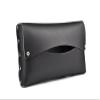 THINGIS Car Tissue Holder, Tissue Case for Sun Visor, PU Leather Backseat Napkin Holder with Clips (Black) view 1
