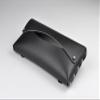 THINGIS Car Tissue Holder, Tissue Case for Sun Visor, PU Leather Backseat Napkin Holder with Clips (Black) view 4