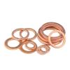 JOLAU M3 M4 M5 M6 M8 M10 M12 M14 M16 M18 M20 M22 M24 M27 M30 Boat Red Brass Copper Crush Sealing Gasket DIN7603 (Size : M5x12x1 (20pcs)) view 4