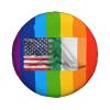 American and Irish Flag Ultimate Tire Protection: Premium Quality Tire Cover for All-Season Defense view 2