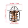 Neeseelily Thermostat 15531-73010 15531-73014 Compatible with Kubota Engine D600 D640 D750 D662 D722 D750 D850 V1200 Tractor G6200H G3200 G5200H BX1870 BX1860 B1750D B1750E B1750HSTD B20 B7200D view 2