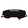 VekAuto Dashboard Cover Compatible for Hyundai Sonata 2015-2019, Non-Slip Polyester Black Red Dash Cover Mat Dash Board Protector Cover view 1