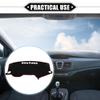 VekAuto Dashboard Cover Compatible for Hyundai Sonata 2015-2019, Non-Slip Polyester Black Red Dash Cover Mat Dash Board Protector Cover view 2