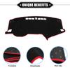 VekAuto Dashboard Cover Compatible for Hyundai Sonata 2015-2019, Non-Slip Polyester Black Red Dash Cover Mat Dash Board Protector Cover view 3