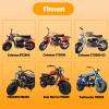 Chikia CT200U Rear Jackshaft Chain,420 Mini Bike Chain 90 Link Compatible with Coleman CT200U-EX BT200X MB200 Baja mini Bike Rear Drive Chian view 2