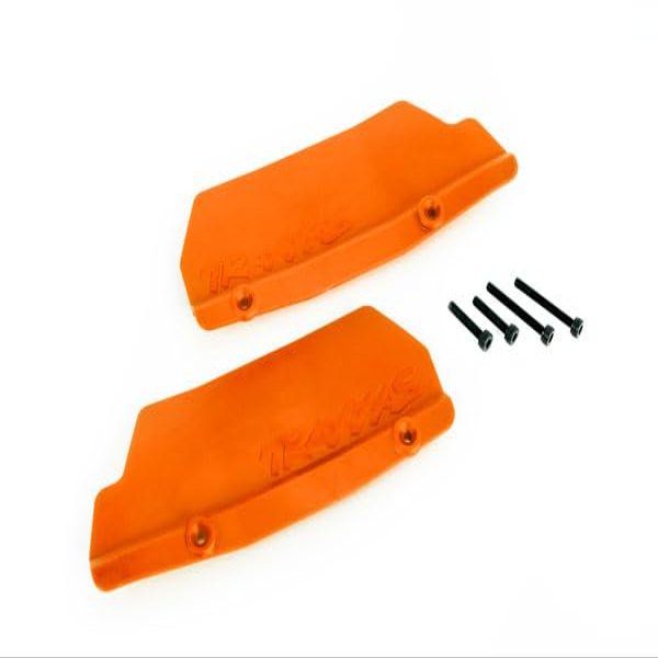 Traxxas 9519T Orange Rear Left and Right Mud Guards for Sledge