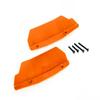 Traxxas 9519T Orange Rear Left and Right Mud Guards for Sledge view 1