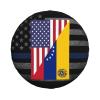 America Venezuela Friendship Flag Ultimate Tire Protection: Premium Quality Tire Cover for All-Season Defense view 2
