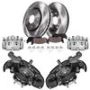 Detroit Axle - AWD Front Steering Knuckles Hubs Disc Brake Rotors Ceramic view 1