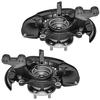 Detroit Axle - AWD Front Steering Knuckles Hubs Disc Brake Rotors Ceramic view 2