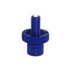 Surakey Blue Bike Bicycle Motorcycle Aluminum Alloy Brake Clutch Throttle Lever Cable Adjuster Screws Fastener Bolt Accessories Adjusting M8 Thread Screw Replacement Parts view 1