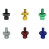Surakey Blue Bike Bicycle Motorcycle Aluminum Alloy Brake Clutch Throttle Lever Cable Adjuster Screws Fastener Bolt Accessories Adjusting M8 Thread Screw Replacement Parts view 2