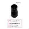 Ucreative Straight ID 2.5" to 3.0" (63.5mm to 76.2mm) Coupler Silicone Hose 4-Ply view 3