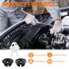 Topkidame 3 Pcs Car Hood Support Prop Rod Holder Clip Fits for Honda Accord Odyssey Prelude view 4