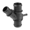 Partuto Engine Radiator Coolant Hose Connector No.1K0121087H - Car Interior Heater Hose Connector - for Volkswagen Eos 2.0L 2007-2008 Plastic Black 1 Pc view 1