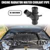 Partuto Engine Radiator Coolant Hose Connector No.1K0121087H - Car Interior Heater Hose Connector - for Volkswagen Eos 2.0L 2007-2008 Plastic Black 1 Pc view 2