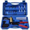 DHA Hand Held Vacuum Pressure Pump Tester Brake Fluid Bleeder Kit, Vacuum Pump Pressure Tester Brake Bleeding Kit for Car Motorcycle One Man view 1