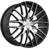 Cavallo CLV-45 24x9 5x115/5x120 +18mm Black/Machined Wheel Rim 24" Inch view 1
