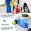 GREEN LIFESTYLE Chamois Cloth Microfiber Cleaning Cloth 6 Pack, Borderless Microfiber Towels Cleaning, Car Microfiber Towel, Drying Towels for ars, Car Wash Towels (16" x 16", Blue) (6 Pack 16x16) view 3