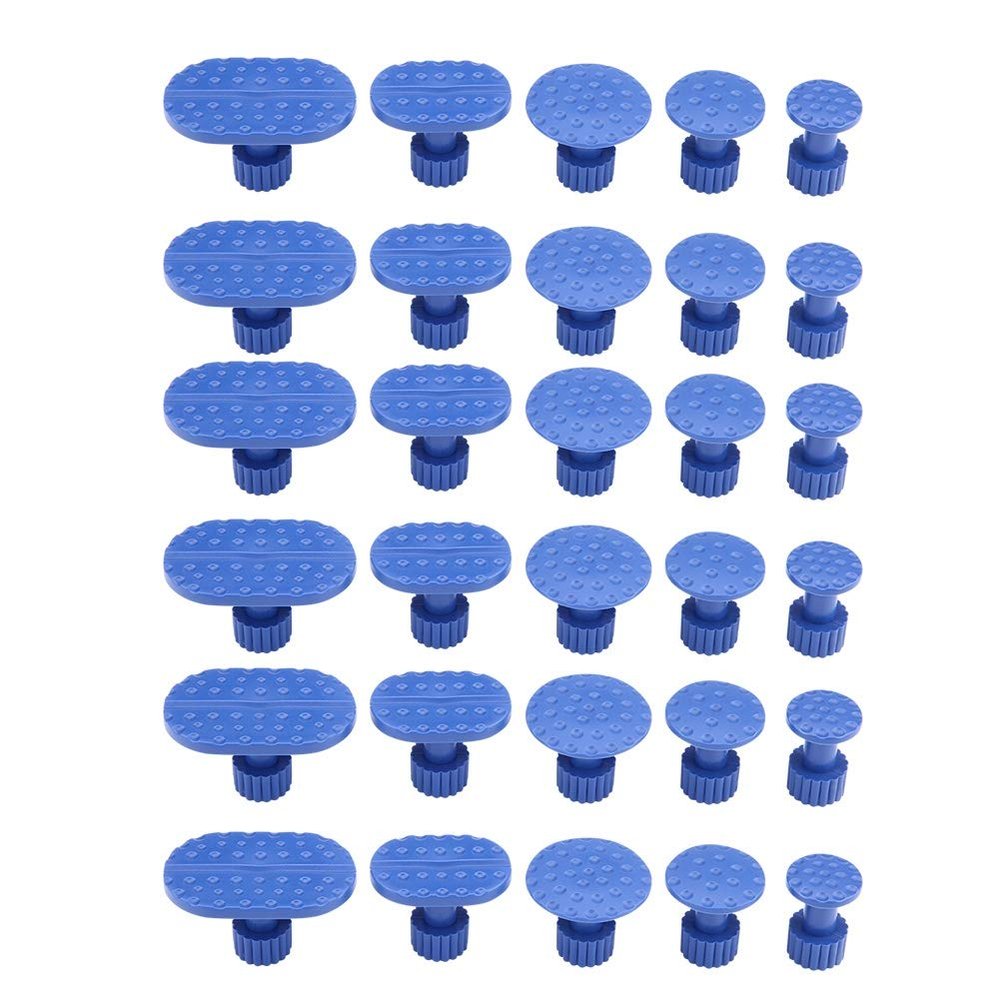 Dent Puller Tabs, Auto Puller Tabs Car Body Paintless Dent Repair Tools, 30pcs Car Body Dent Removal Pulling Tabs Glue Puller Tabs
