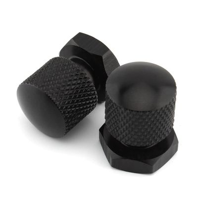 FSFY 2pcs Solo Seat Nuts Mounting Bolt Nuts 1/4"-20 Thread for Harley Touring Softail Street Glide Road Glide Road King Softail Dyna Sportster CVO(Black)