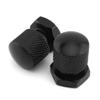 FSFY 2pcs Solo Seat Nuts Mounting Bolt Nuts 1/4"-20 Thread for Harley Touring Softail Street Glide Road Glide Road King Softail Dyna Sportster CVO(Black) view 1