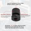 FSFY 2pcs Solo Seat Nuts Mounting Bolt Nuts 1/4"-20 Thread for Harley Touring Softail Street Glide Road Glide Road King Softail Dyna Sportster CVO(Black) view 2