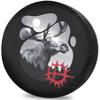 Camper Spare Tire Cover Moose Borealis Forest Fit for RV Trailer Truck Van SUV Motorhome Travel Trailer Accessories Wheel Cover 12 Inch view 1