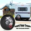Camper Spare Tire Cover Moose Borealis Forest Fit for RV Trailer Truck Van SUV Motorhome Travel Trailer Accessories Wheel Cover 12 Inch view 2