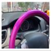 FUERU Car Steering Wheel Cover Set Car Steering Wheel Cover Dazzling Laser Leather Waterproof Anti-Wrinkle Car Interior (Color : 3#) view 4