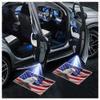 CXCCOI 2PCS Car Door Lights Logo Projector,HD Car Welcome Light LED Courtesy Light for Cool Car Decorations,Universal Car Door Projector Lights Fit All Vehicle Models (Eagle Flag) view 1
