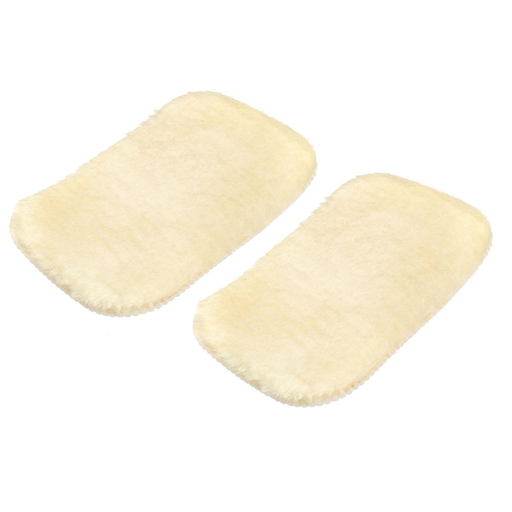 M METERXITY 2 Pack Shoes Polishing Gloves - Clean and Polish Leather Products, Cleaning Shine Cloth Apply to Leather Bags, Shoes, Sofas (7.68" x 4.72", Yellow)