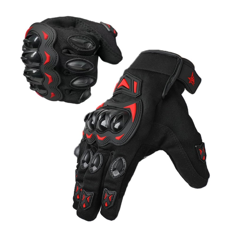 Mmhpluos Motorcycle Gloves,Touchscreen Motorbike Gloves with Hard Knuckle Tactical Gloves Riding Gloves Anti-Slip Airsoft Gloves Motorcross Dirt Bike Bicycle Racing ATV UTV Gloves