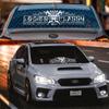 Noizy Graphics 36" JDM Rear Window Decal Windshield Sticker RW-46 Lower Classy Low Life Dropped Lowered May Cause Sparks Car Vinyl Japanese Flag Kanji Bottom Back Side Color: White view 1