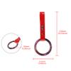 Q1-TECH, JDM Tsurikawa Ring Japanese Subway Train Bus Car Handle Round Circle Shaped Handle Hand Strap Rear Front Bumper Warning Rings Drift Charm Drift Bosozoku Car Accessory (Galaxy/Red) view 4