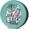 Spare Tire Cover Summer Beach Vintage Lettering Weatherproof Dust-Proof Universal Fit for Trailer RV SUV Truck Camper Travel Boat Trailer 17 Inch view 1