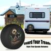 Camper Spare Tire Cover Sloth Fit for RV Trailer Truck Van SUV Motorhome Travel Trailer Accessories Wheel Cover 12 Inch view 2