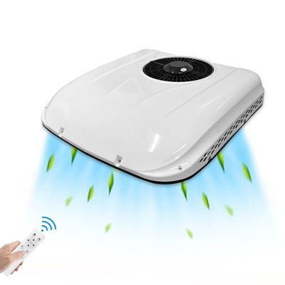 DC 12V rv rooftop air conditioner Only Cooling ultra-thin motorhome Electric Parking air conditioning Fit for Camper van truck excavator off-road vehicle SUV Bus 7000BTU New energy