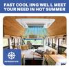 DC 12V rv rooftop air conditioner Only Cooling ultra-thin motorhome Electric Parking air conditioning Fit for Camper van truck excavator off-road vehicle SUV Bus 7000BTU New energy view 4