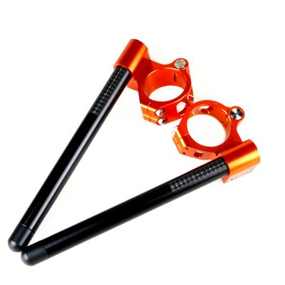ONE.K.S Motorcycle Handlebar Top Clamp Racing Refit Clip On Handle Bars Front End Upper Top Clamp CNC Aluminum For RC390 RC200 2022-2023