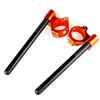 ONE.K.S Motorcycle Handlebar Top Clamp Racing Refit Clip On Handle Bars Front End Upper Top Clamp CNC Aluminum For RC390 RC200 2022-2023 view 2